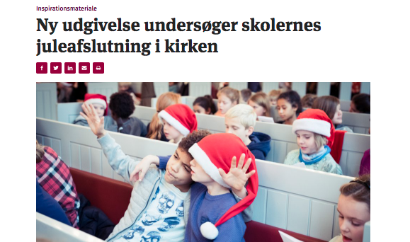 Børn til julegudstjeneste